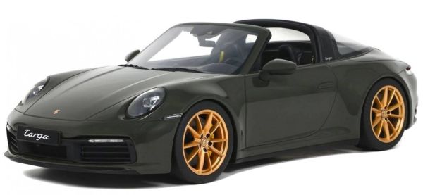 GT438 - PORSCHE 911 (992) Targa 4S 2020 Olijfgroen - 1