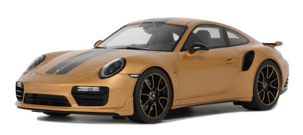 GT444 - PORSCHE 911 Turbo S Exclusief 2018 Goud - 1