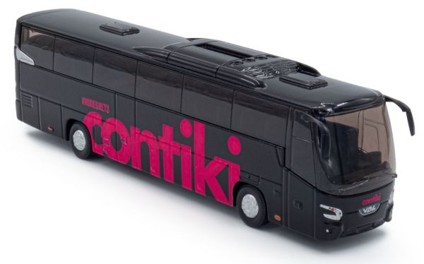 HOL8-1146A - VDL Futura Contiki sightseeing bus zwart roze markering - 1