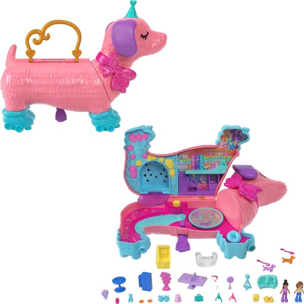 MATHKV52 - Puppy Party met Polly Pocket figuren en accessoires - 1