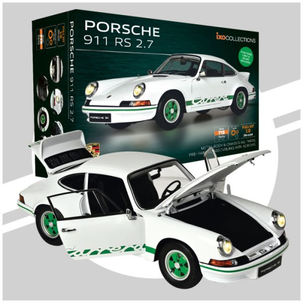 IXC.PRS.WG.FK - PORSCHE 911 Carrera RS 2.7 Wit en groen - In KIT 713 stuks - 1