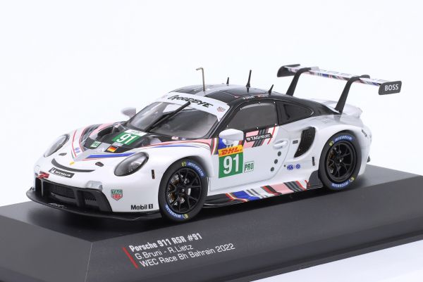 IXO-LEGT43-23008 - PORSCHE 911 RSR #91 WEC Race 8h Bahrein 2022 G.BRUNI / R.LIETZ - 1