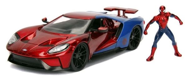 JAD99725 - FORD GT 2017 Marvel Spider-Man met figuur inbegrepen - 1