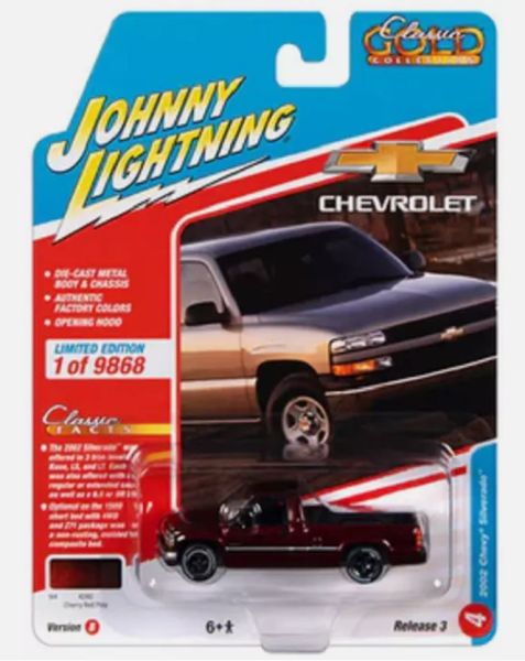 JLCG030B-D - 2002 CHEVROLET Silverado bordeaux CLASSIC GOLD in blisterverpakking - 1