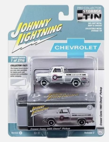 JLCT012-E - CHEVROLET Pick-up 1965 Racing CAMS uit de serie COLLECTOR TINS in blisterverpakking - 1