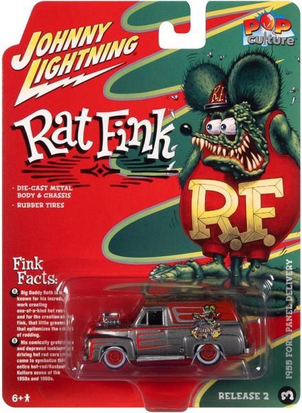 JLPC007-C - FORD Panel Delivery 1955 - RAT FINK - uit de POP CULTURE 2022 serie in blisterverpakking - 1