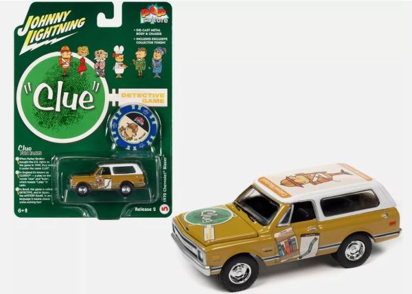 JLPC007-E - CHEVROLET Blazer 1970 bruin - CLUE - uit de POP CULTURE 2022 serie in blisterverpakking - 1