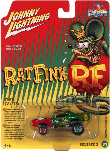 JLPC008-C - DODGE Super Bee 1970 - RAT FINK - uit de POP CULTURE 2022 reeks in blisterverpakking - 1