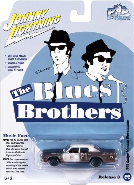 JLSP215 - DODGE Monaco BluesMobile 1974 - BLUES BROTHERS in blisterverpakking - 1