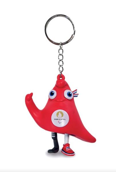 JO2416 - Parijs 2024 Paralympische Spelen sleutelhanger - 7cm - 1