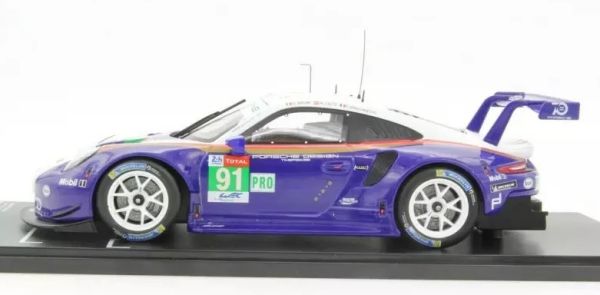 IXO-LEGT18004 - PORSCHE 911 GT3 RSR #91 bestuurd door Lietz/Bruni/Makowiecki tijdens de 24 uur van Le Mans 2018 - 1