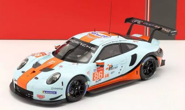 IXO-LEGT18008B - PORSCHE 911 RSR #86 Team GULF Racing bestuurd door Wainwright/Barker/Davison tijdens de 24 uur van Le Mans 2018 - 1