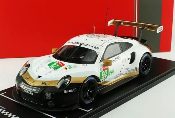 IXO-LEGT18024 - PORSCHE 911 RSR #92 bestuurd door Christensen/Estre/Vanthoor tijdens de 24 uur van Le Mans 2019 - 1