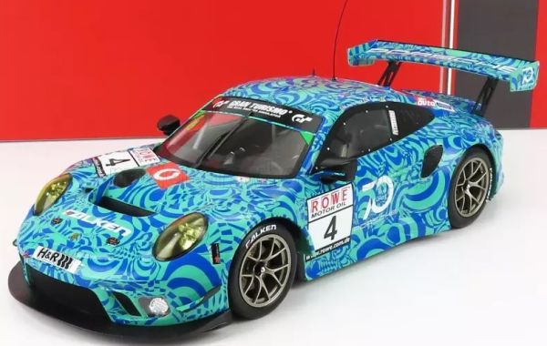 IXO-LEGT18034 - PORSCHE 911 RSR #4 falken camouflage ontwerp 4 VLN Nurburgring 2018 RAGGINGER/TANDY/VANTHOOR - 1