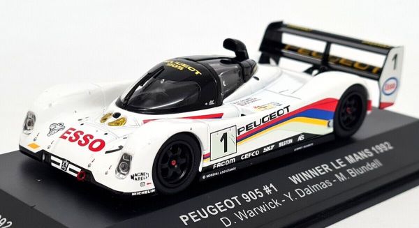 IXOLM1992 - PEUGEOT 905 #1 Winnaar van de 24 uur van Le Mans 19921 Y.DALMAS / D.WARWICK / M.BLUNDELL - 1