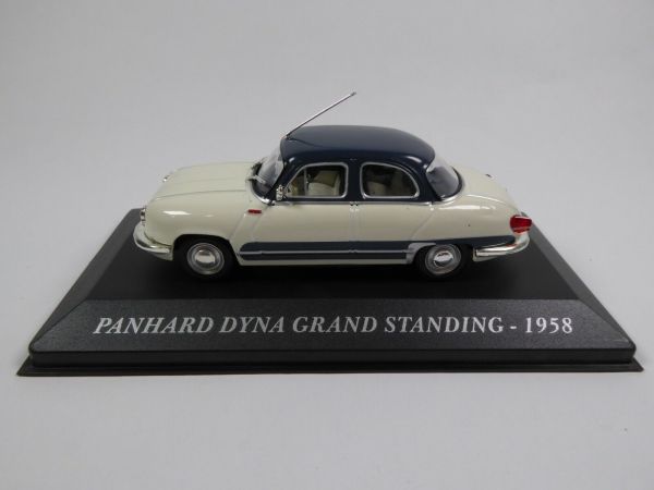 MAGCSPADYNAGRAND - PANHARD Dyna Grand Standing 1958 Wit en blauw - 1