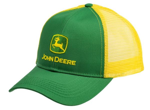 MC13080277YW - JOHN DEERE groene en gele truckerdop - 1