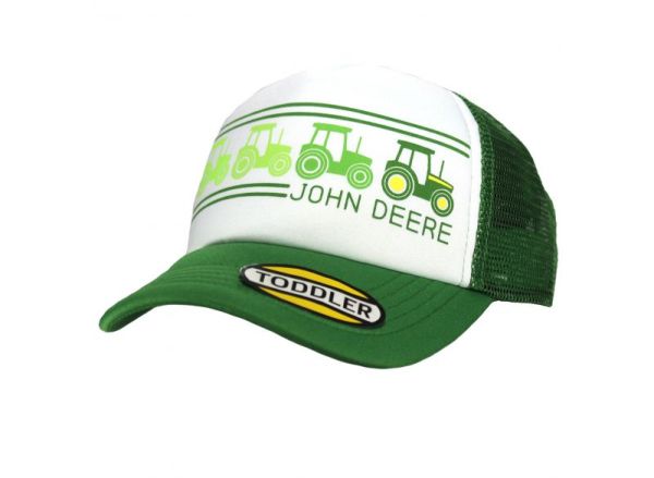 MC53084519GR - JOHN DEERE Green and White Kids Mesh Back Cap - 1