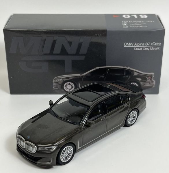 MGT00619-L - BMW Alpina B7 XDrive Dravit Metallic Grijs - 1