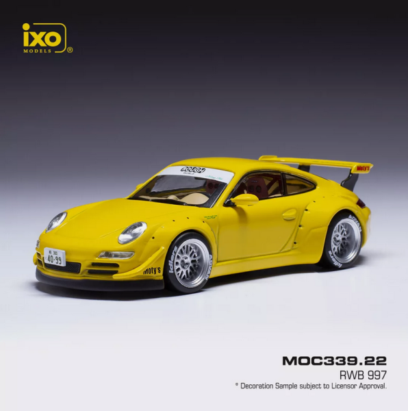 IXOMOC339.22 - PORSCHE RWB 997 geel - 1