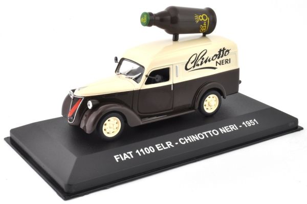 NET0049 - FIAT 1100 ELR 1951 gesloten bestelwagen van de Italiaanse drankenfabrikant CHINOTTO NERI - 1