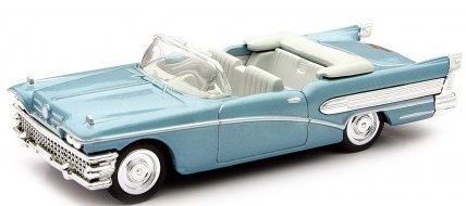 NEW48013C - BUICK Century 1958 cabrio blauw - 1