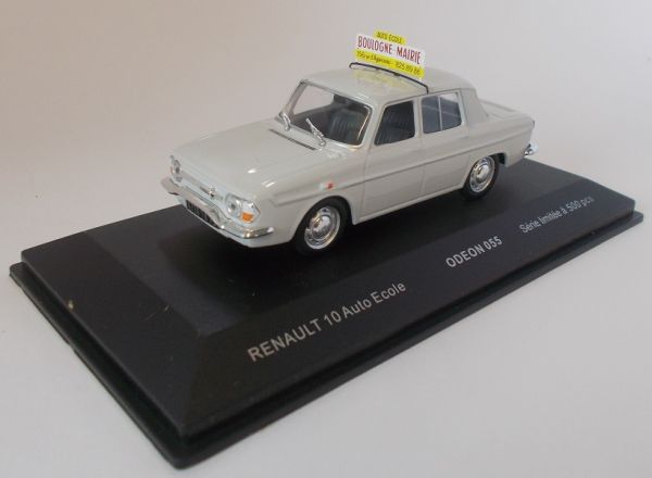 ODE055 - RENAULT 10 Auto Ecole grijs beperkt tot 500 exemplaren - 1