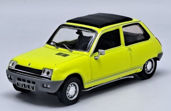 ODE131 - RENAULT 5 TL Geel met schuifdak - Gelimiteerd tot 1000 exemplaren. - 1