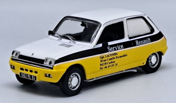 ODE133 - RENAULT 5 Company RENAULT SERVICE - Gelimiteerd tot 504 stuks. - 1