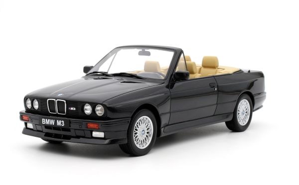 OT1012 - BMW E30 M3 cabriolet 1989 Zwart - 1