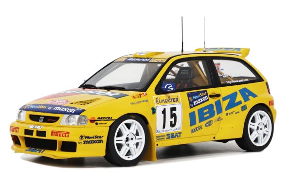 OT445 - SEAT Ibiza gele autokit #15 Monte Carlo Rally 1998 H.ROVANPERA - 1