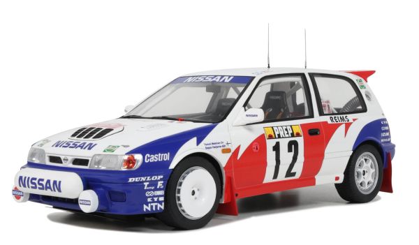 OT461 - NISSAN Sunny GTI-R Wit #12 Rallye de Monte Carlo 1992 T.MAKINEN - 1