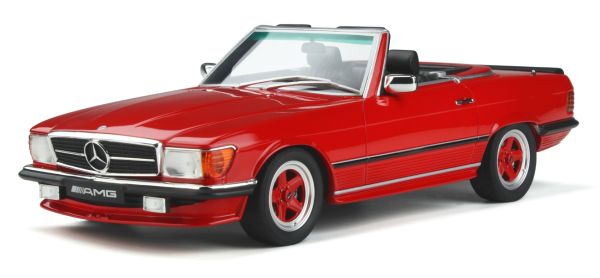 OT962 - MERCEDES BENZ R107 500 SL AMG Rood 1986 - 1