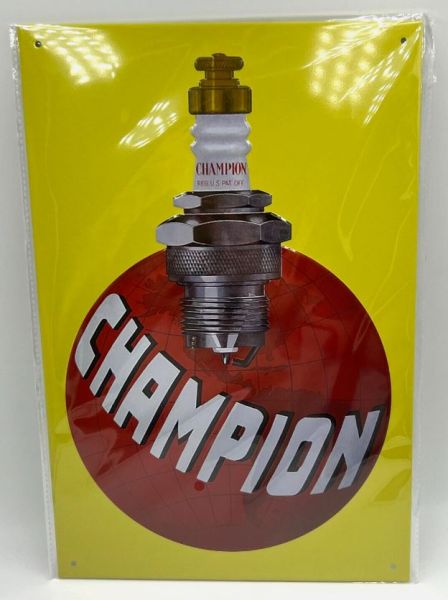 MAGPB212 - Metalen plaat CHAMPION - 20x30 cm - 1