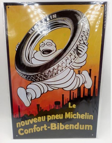 MAGPB215 - Metalen plaat MICHELIN banden - 20x30 cm - 1