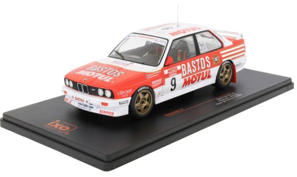 IXO24RAL029B.22 - BMW E30 M3 Bastos #9 Ronde van Corsica 1988 F.CHATRIOT / M.PERIN - 1