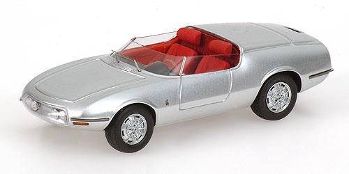 SPAS1302 - ABARTH 1000 GT Spider Pininfarina 1964 zilver - 1