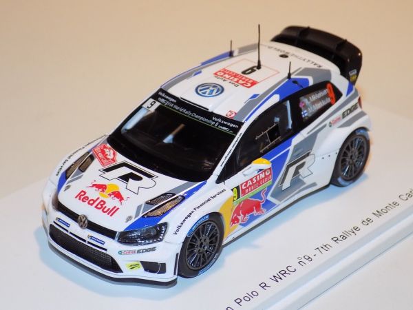 SPAS3787 - VOLKSWAGEN Polo R WRC #9 7e in Monte Carlo 2014 A.Mikkelsen/ M.Markkula - 1