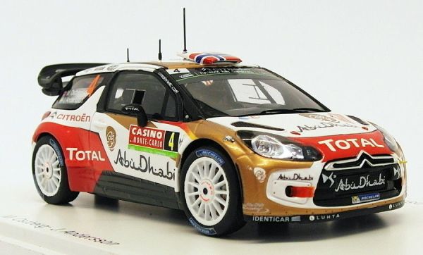 SPAS3789 - CITROEN DS3 WRC #4 5e in de Rally van Monte Carlo 2014 M.Ostberg/ J. Ander - 1