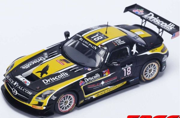 SPASB115 - MERCEDES SLS AMG GT3 Black Falcon #18 24H Spa 2015 - Gelimiteerd tot 300 exemplaren. - 1