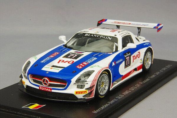 SPASB117 - MERCEDES SLS AMG GT3 Russian Team #71 24H Spa 2015 A.Vasilyev/ M.Asmer/ I.Dontje/ L.Plato - Gelimiteerd tot 300 exemplaren. - 1