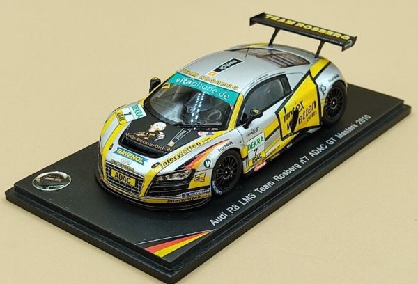 SPASG007 - AUDI R8 LMS Team Rosberg #7 ADAC GT Masters 2010 K.Heyer/M.Ammermüller - Gelimiteerd tot 500 exemplaren. - 1