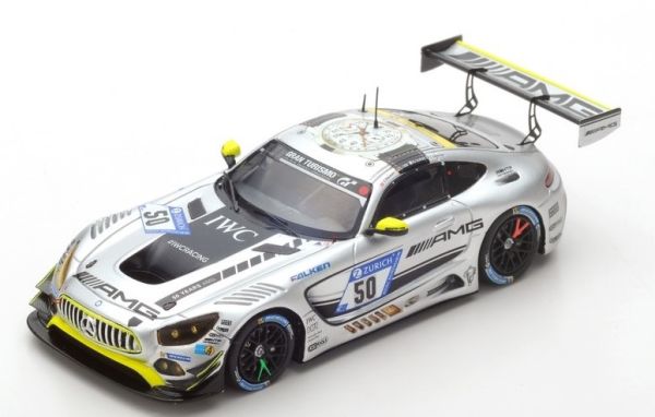 SPASG319 - MERCEDES AMG GT3 #50 MERCEDES AMG Team HTP Motorsport 24h Nurburgring 2017 D.Baumann/ M.Buhk/ E.Mortara/ E.Sandström - Gelimiteerd tot 300 exemplaren. - 1