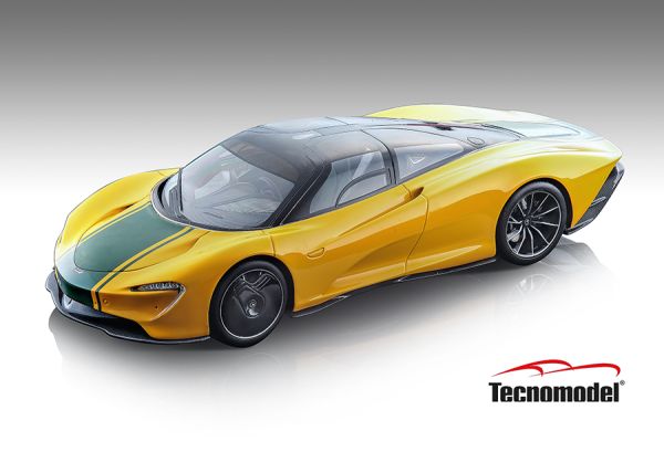 TM18-EX08F - 2020 McLAREN Speedtail geel en groen - Beperkt tot 24 stuks - 1