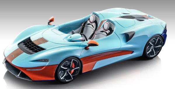 TM18-EX09A - McLAREN Elva 2020 Blauw en Oranje - Gelimiteerd tot 79 stuks. - 1