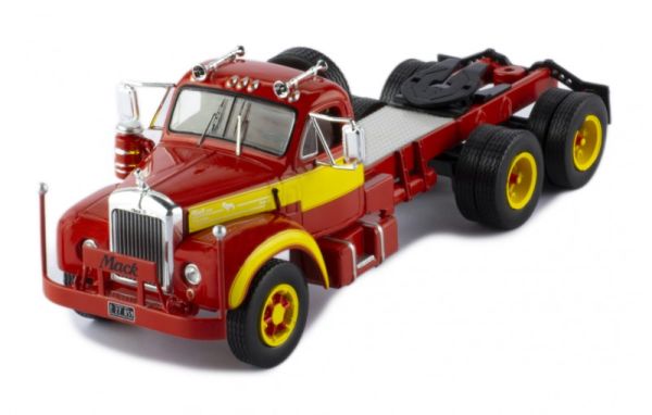 IXOTR131.22 - MACK B 61 6x4 1953 Rood en geel - 1