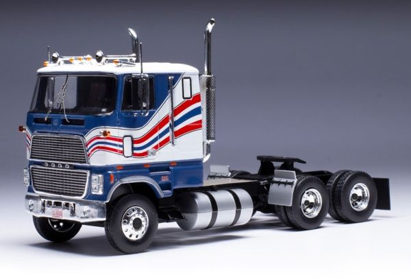 IXOTR177.22 - FORD CL 9000 6x4 1976 Blauw en wit - 1