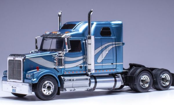 IXOTR199.22 - WESTERN STAR 4900 6x4 1997 metallic blauw - 1