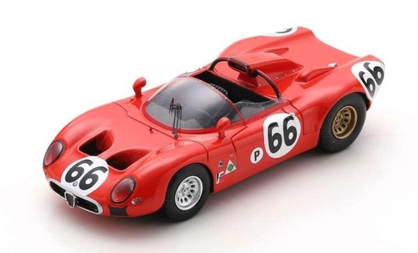 SPAUS315 - ALFA ROMEO 33 #66 12h Sebring 1967 R.Bussinello / N.Galli - Gelimiteerd tot 300ex. - 1