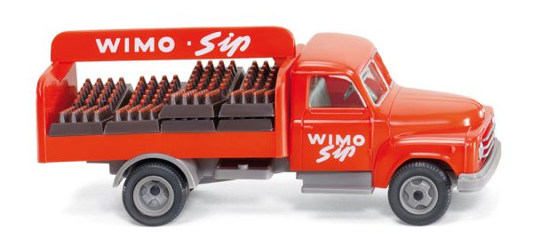 WIK034502 - HANOMAG L28 diesel 4x2 platformdrager met Wimo sip loading - 1